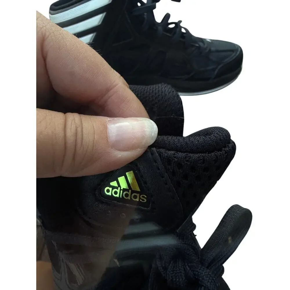 Adidas Crazy Shadow J Black Size 3.5 High Top Shoes - Picture 7 of 8